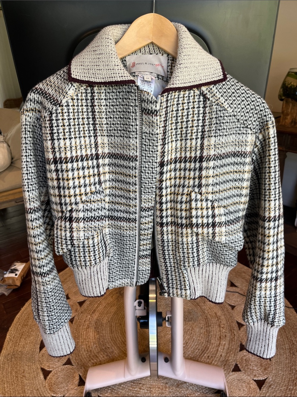 Paul and Joe sister plaid jacket